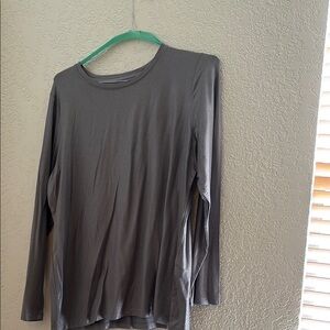 Chico's Charcoal Long Sleeve Top